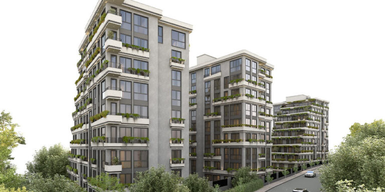 Newly built duplex apartment with terrace in Ünalan Üsküdar Istanbul